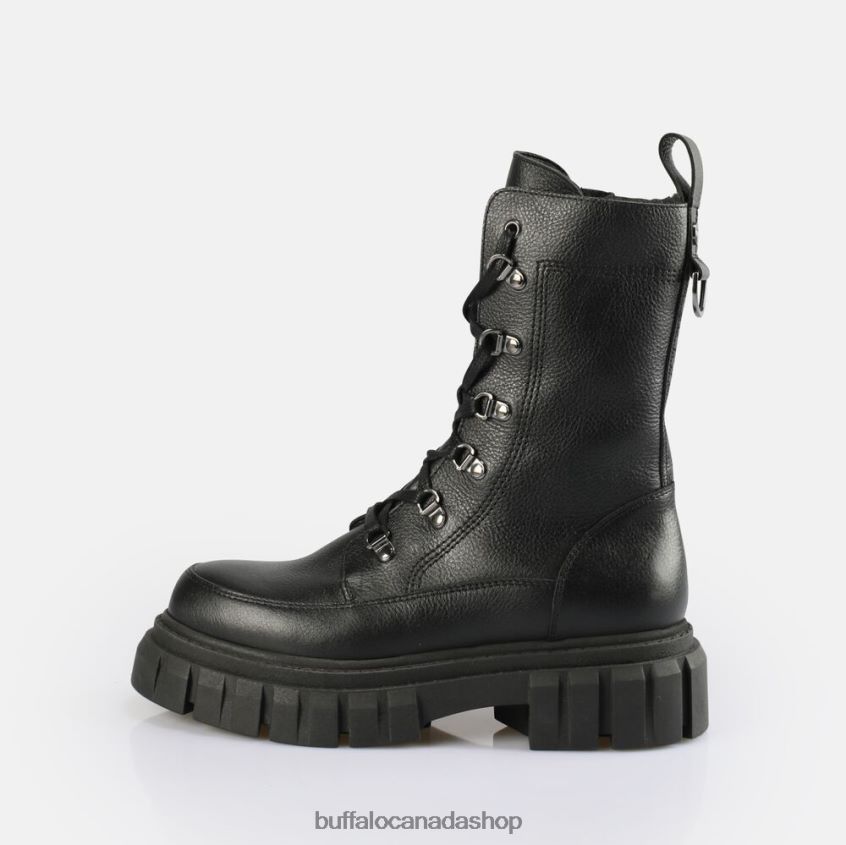 Scape Laceup HI Warm Ankle Boot Black Buffalo ZL64TZ505 |Boots