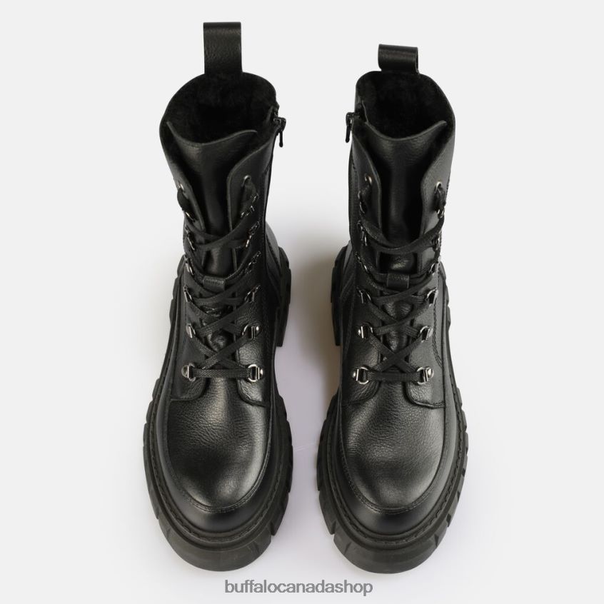 Scape Laceup HI Warm Ankle Boot Black Buffalo ZL64TZ505 |Boots