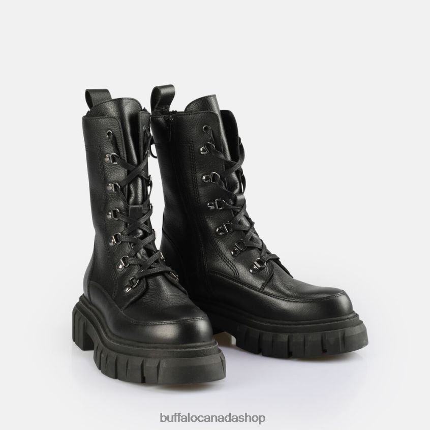 Scape Laceup HI Warm Ankle Boot Black Buffalo ZL64TZ505 |Boots