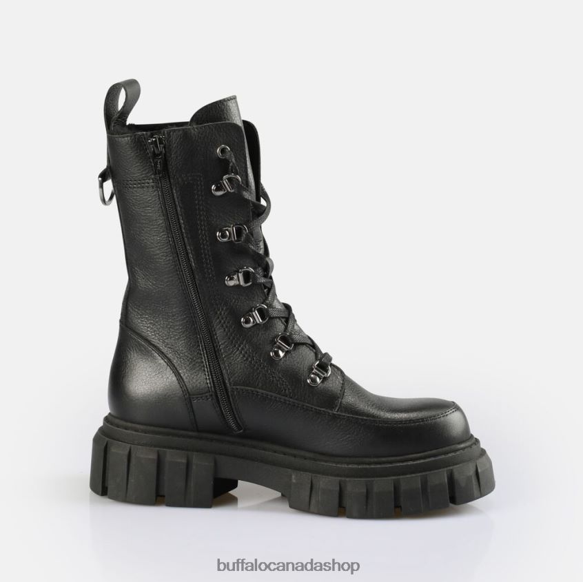 Scape Laceup HI Warm Ankle Boot Black Buffalo ZL64TZ505 |Boots