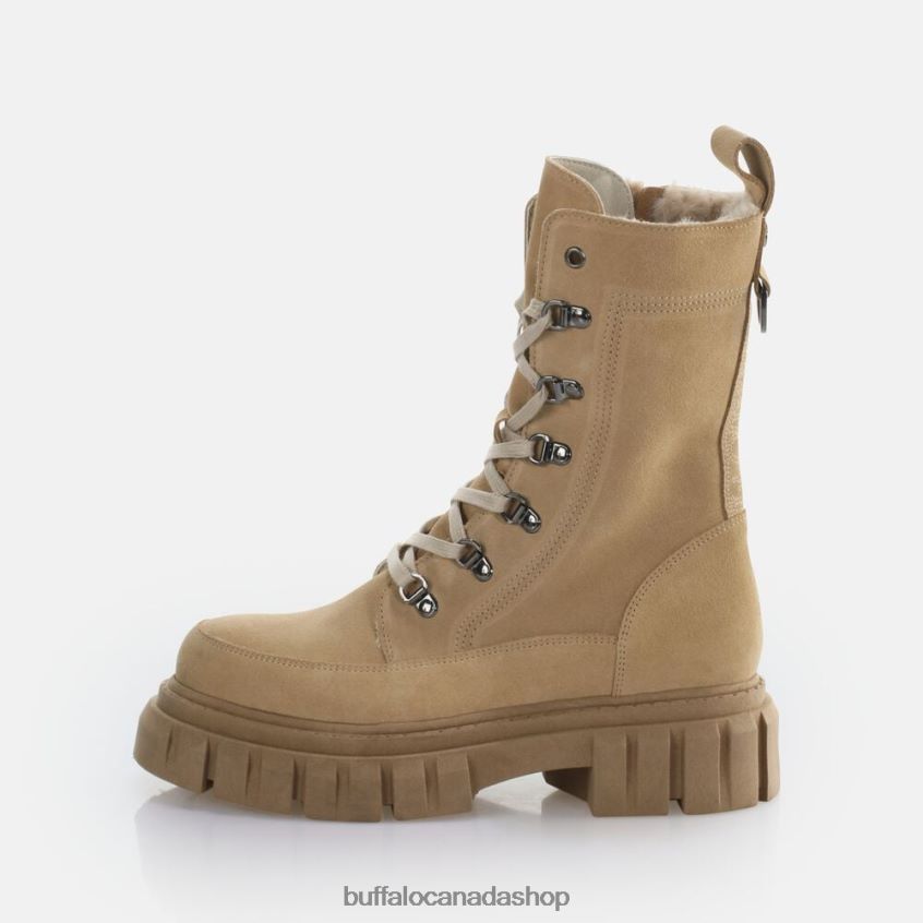 Scape Laceup HI Warm Ankle Boot Cream Buffalo ZL64TZ506 |Boots