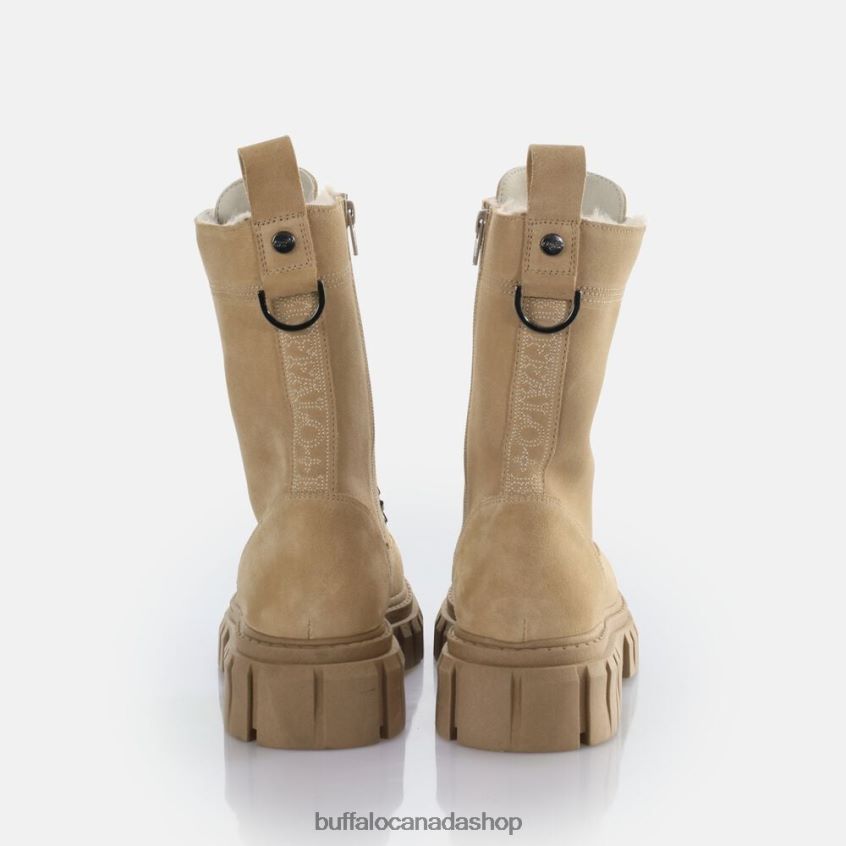 Scape Laceup HI Warm Ankle Boot Cream Buffalo ZL64TZ506 |Boots