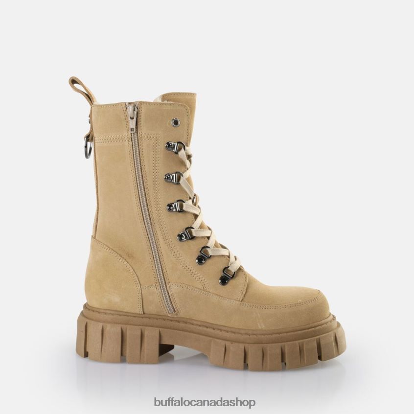Scape Laceup HI Warm Ankle Boot Cream Buffalo ZL64TZ506 |Boots