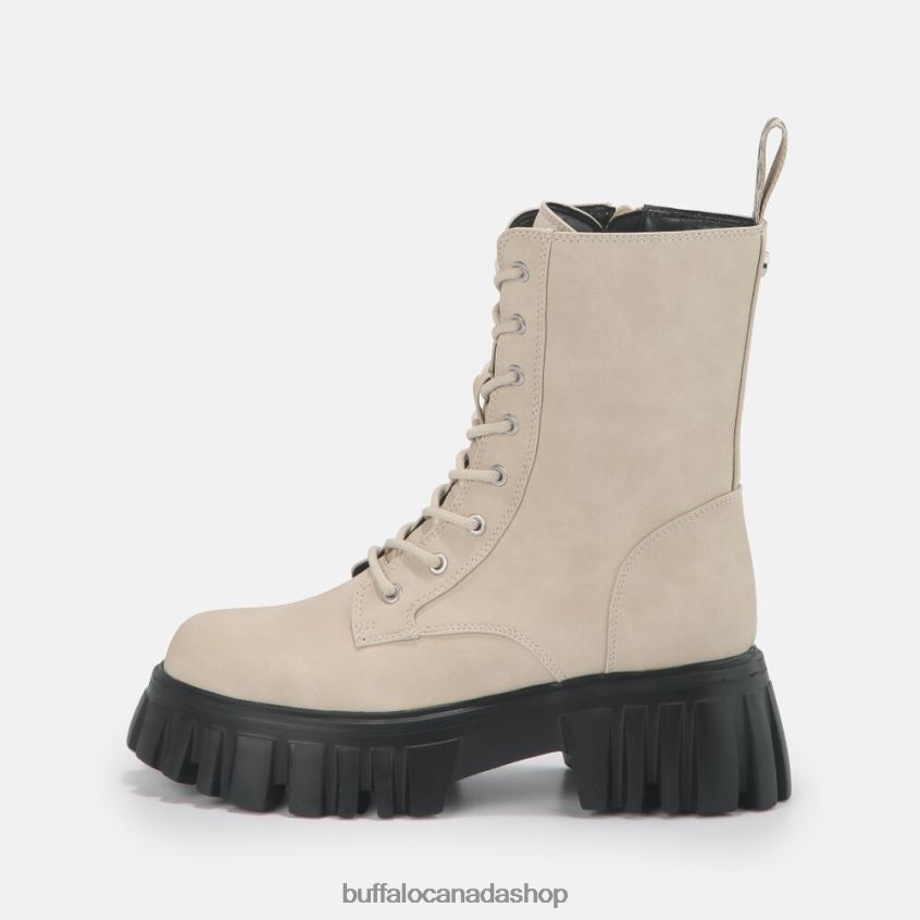 Selen Ankle Boot Flat vegan Cream Buffalo ZL64TZ521 |Boots