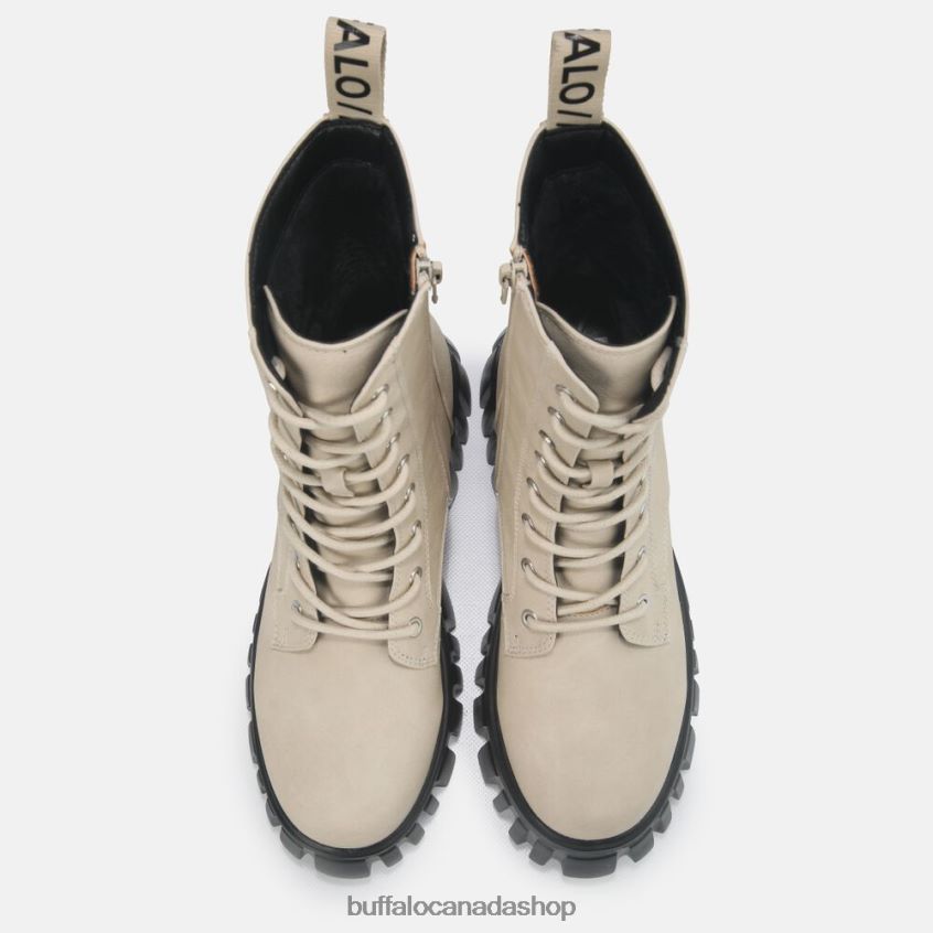 Selen Ankle Boot Flat vegan Cream Buffalo ZL64TZ521 |Boots