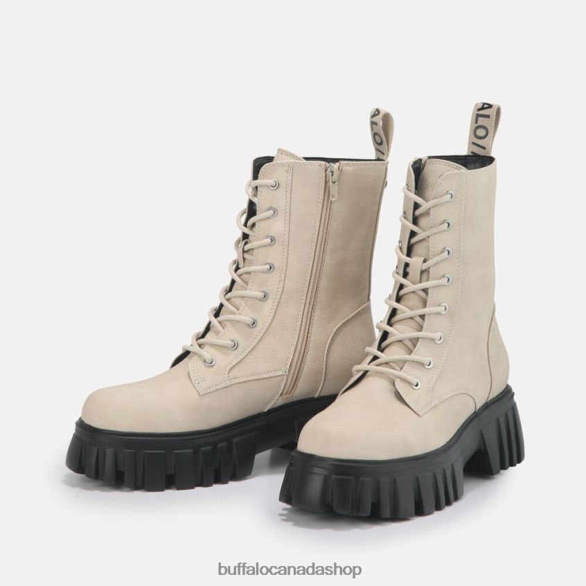 Selen Ankle Boot Flat vegan Cream Buffalo ZL64TZ521 |Boots