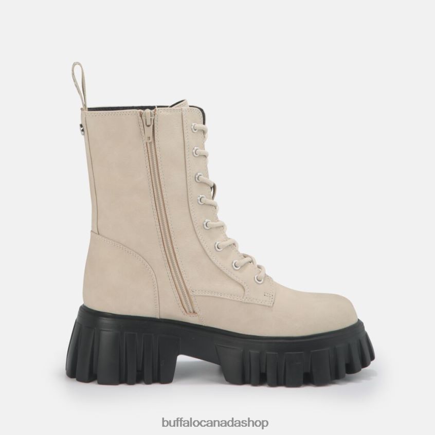 Selen Ankle Boot Flat vegan Cream Buffalo ZL64TZ521 |Boots