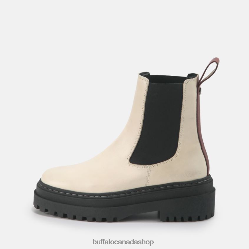 Serena Ankle Boot calf leather Beige Buffalo ZL64TZ901 |Boots