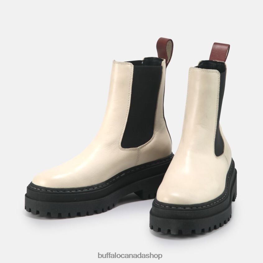 Serena Ankle Boot calf leather Beige Buffalo ZL64TZ901 |Boots