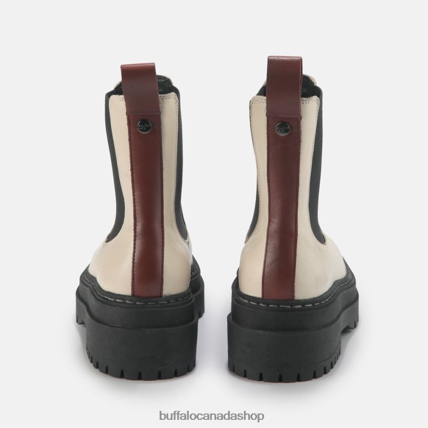 Serena Ankle Boot calf leather Beige Buffalo ZL64TZ901 |Boots