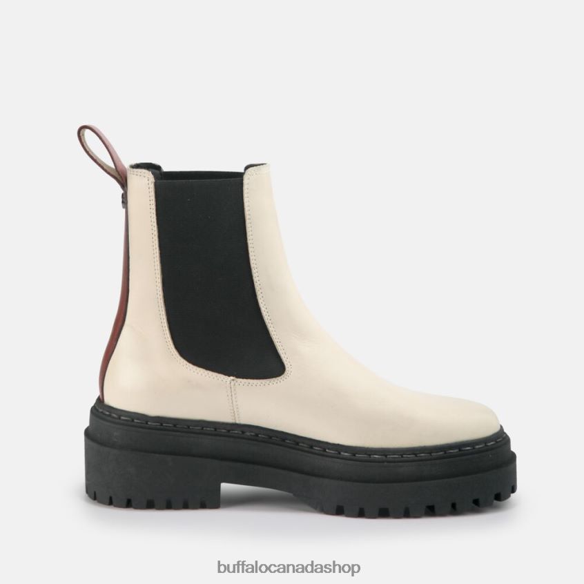 Serena Ankle Boot calf leather Beige Buffalo ZL64TZ901 |Boots