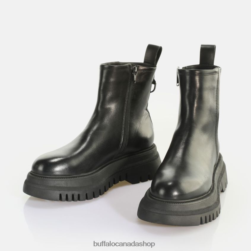 Shade Bike Warm Ankle Boot Black Buffalo ZL64TZ704 |Boots