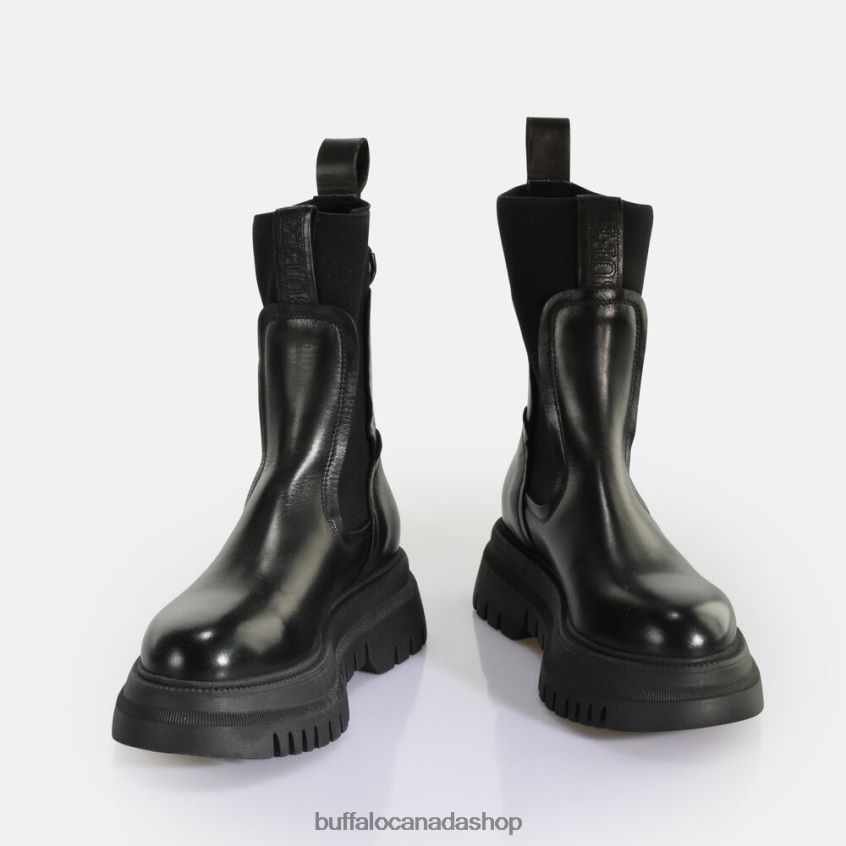 Shade Sock Chealsea Ankle Boot Black Buffalo ZL64TZ802 |Boots