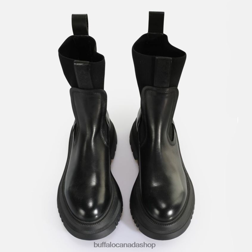 Shade Sock Chealsea Ankle Boot Black Buffalo ZL64TZ802 |Boots