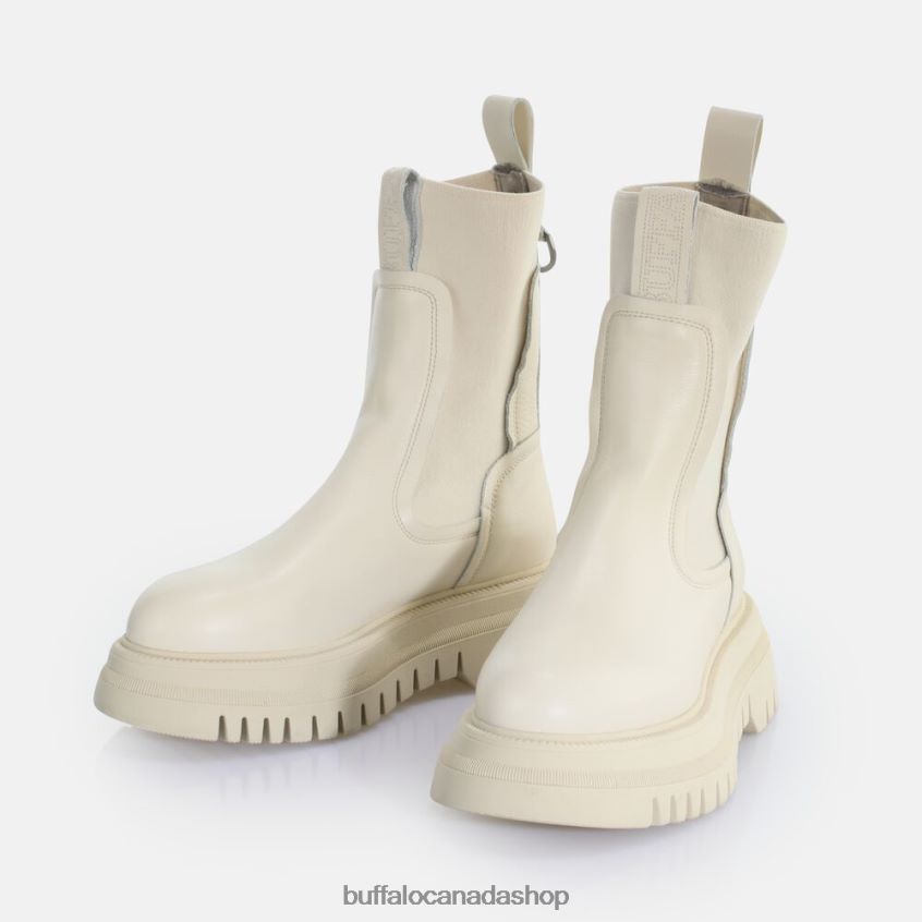 Shade Sock Chealsea Ankle Boot Cream Buffalo ZL64TZ608 |Boots