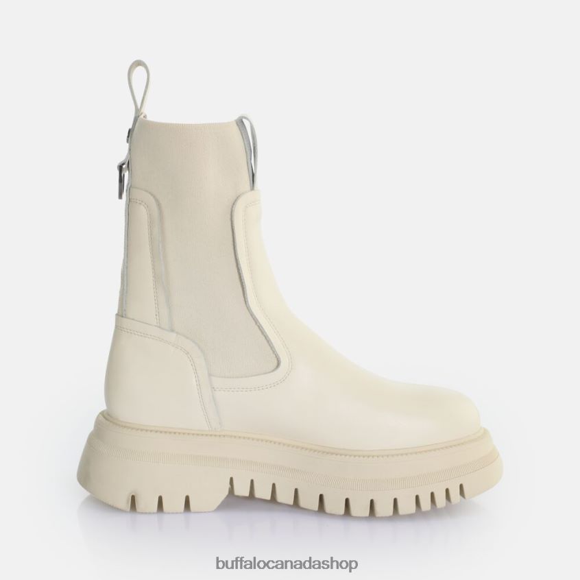 Shade Sock Chealsea Ankle Boot Cream Buffalo ZL64TZ608 |Boots