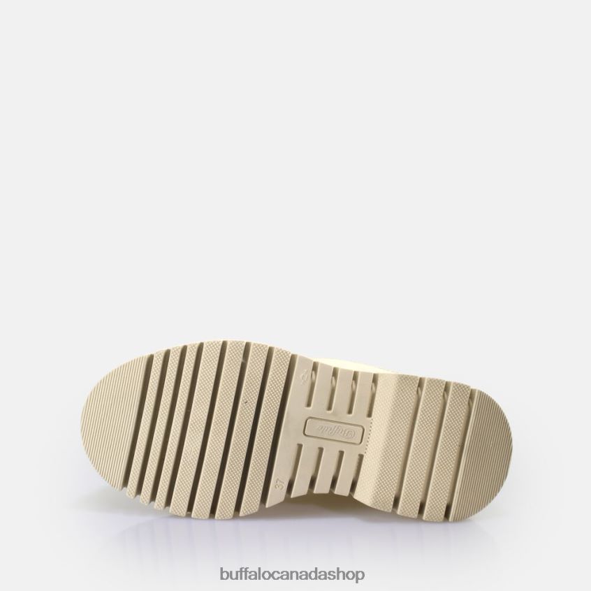 Shade Zip Mid Ankle Boot Cream Buffalo ZL64TZ467 |Boots