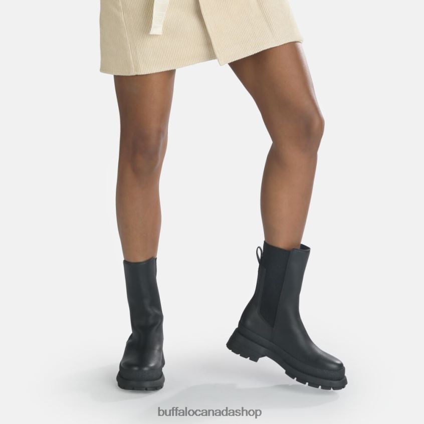 Shari Bootie Flat vegan Black Buffalo ZL64TZ639 |Boots