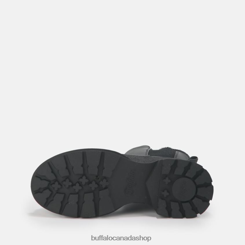 Shari Bootie Flat vegan Black Buffalo ZL64TZ639 |Boots