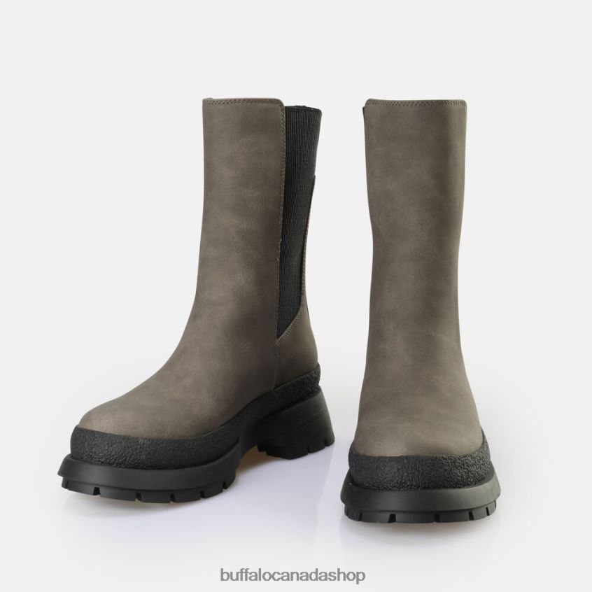 Shari ankle boot vegan Taupe Buffalo ZL64TZ716 |Boots