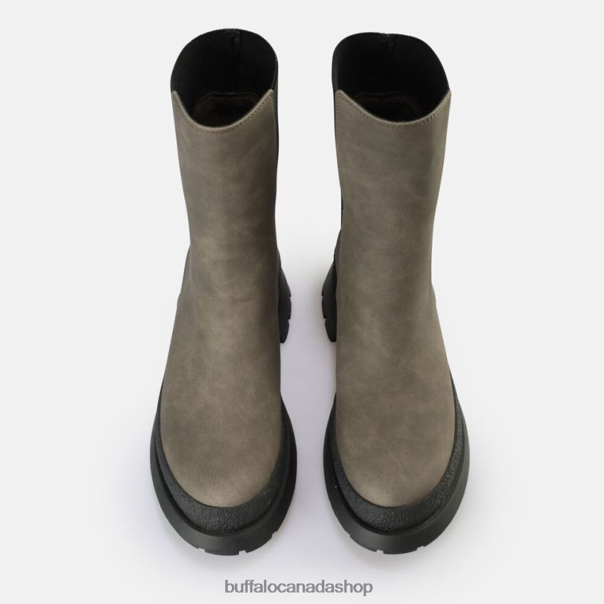 Shari ankle boot vegan Taupe Buffalo ZL64TZ716 |Boots