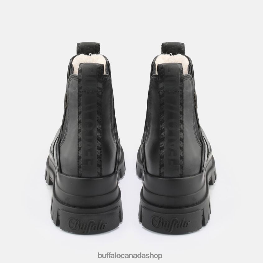 ASPHA CHELSEA WARM VEGAN NAPPA Black Buffalo ZL64TZ353 |Boots