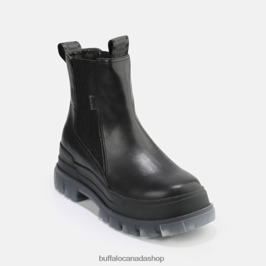 ASPHA Chelsea Boot Black Buffalo ZL64TZ717 |Boots