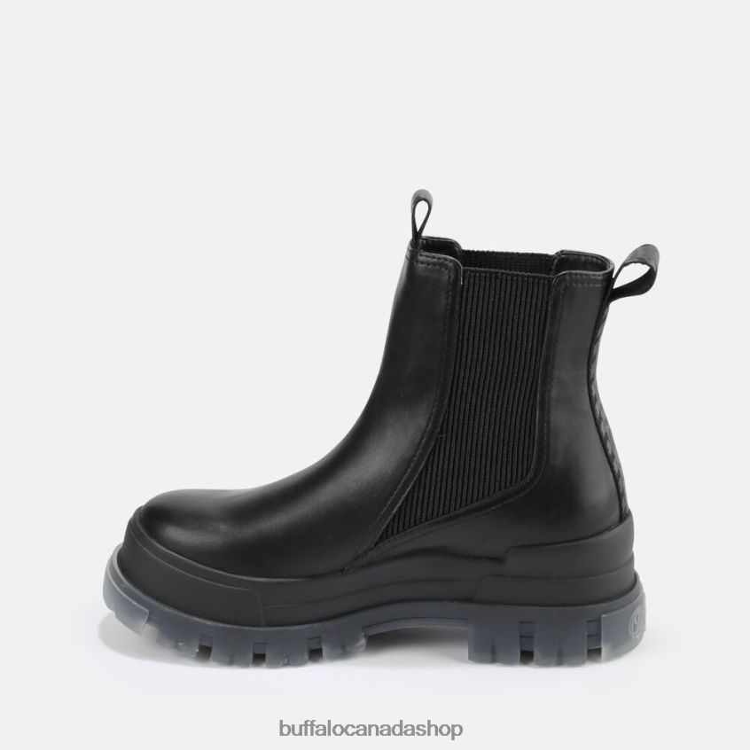 ASPHA Chelsea Boot Black Buffalo ZL64TZ717 |Boots
