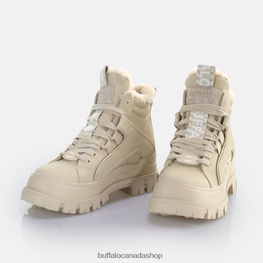 ASPHA NC MID WARM VEGAN NUBUCK Beige Buffalo ZL64TZ684 |Boots