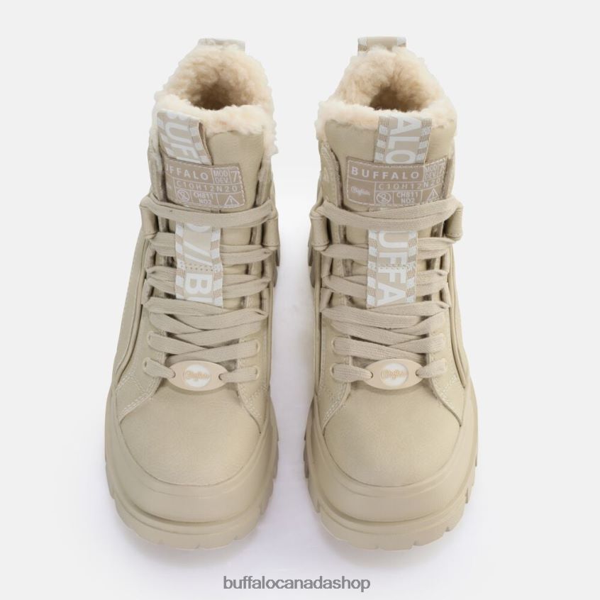 ASPHA NC MID WARM VEGAN NUBUCK Beige Buffalo ZL64TZ684 |Boots