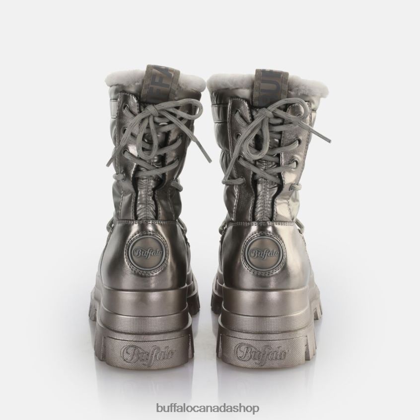 Aspha Blizzard Warm Boot vegan Silver/Grey Buffalo ZL64TZ475 |Boots