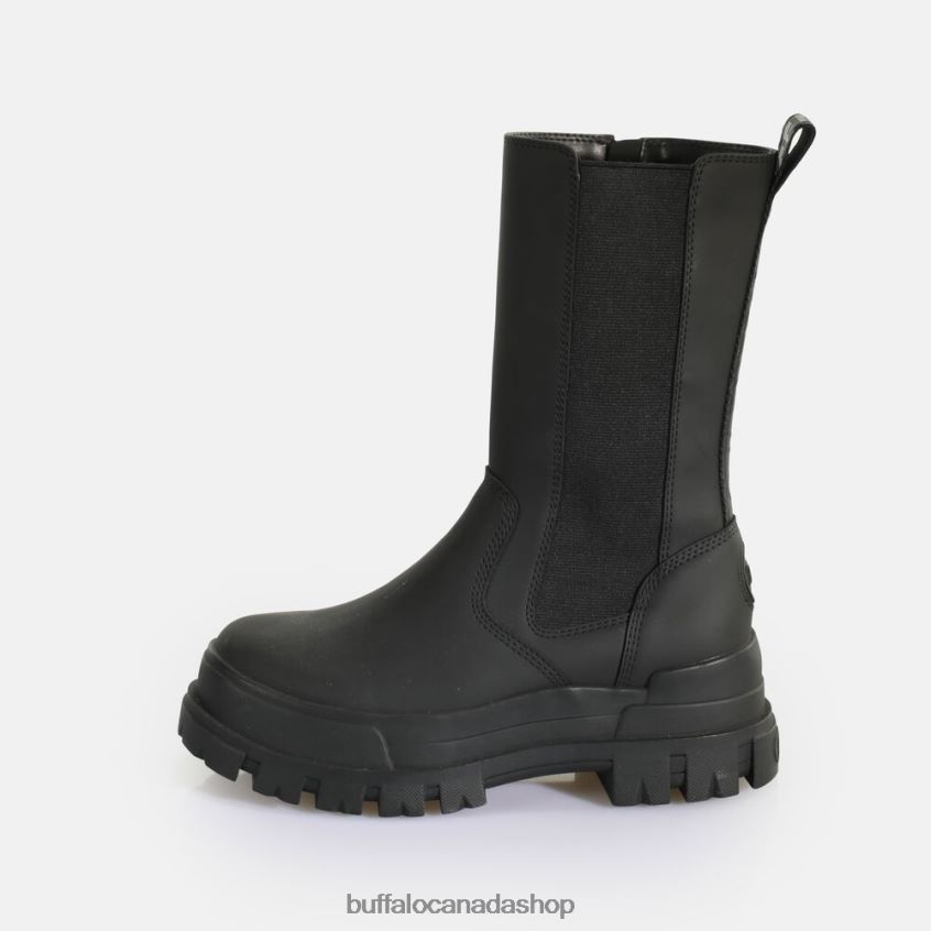 Aspha CLF Rain Chelsea HI Boot vegan Black Buffalo ZL64TZ616 |Boots