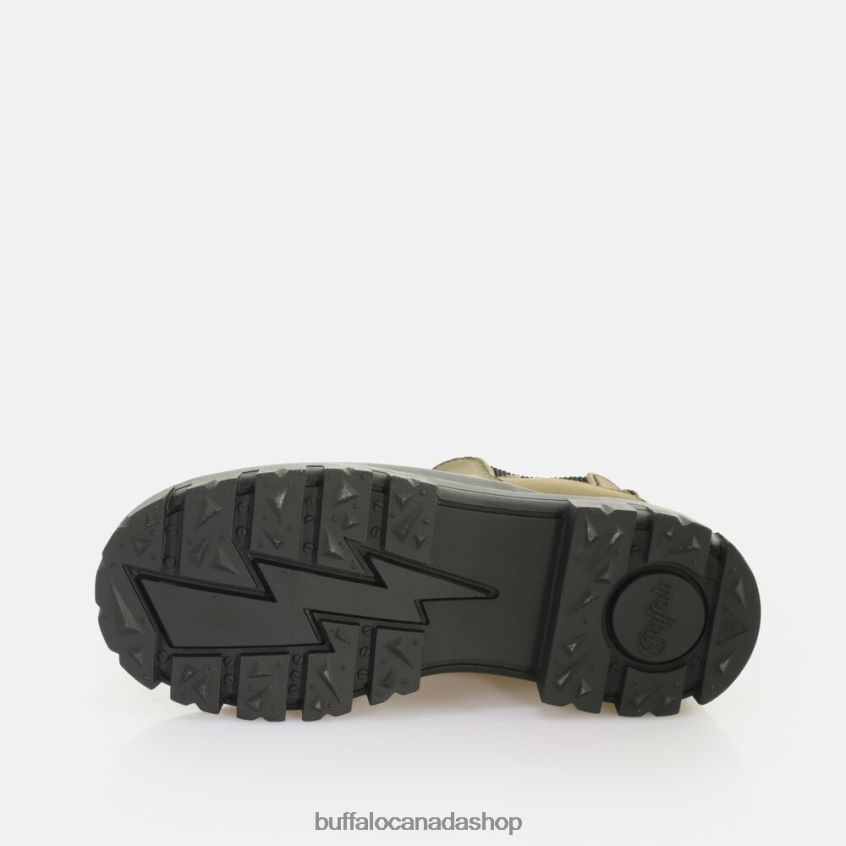 Aspha Chelsea Warm Boot vegan Khaki Buffalo ZL64TZ611 |Boots