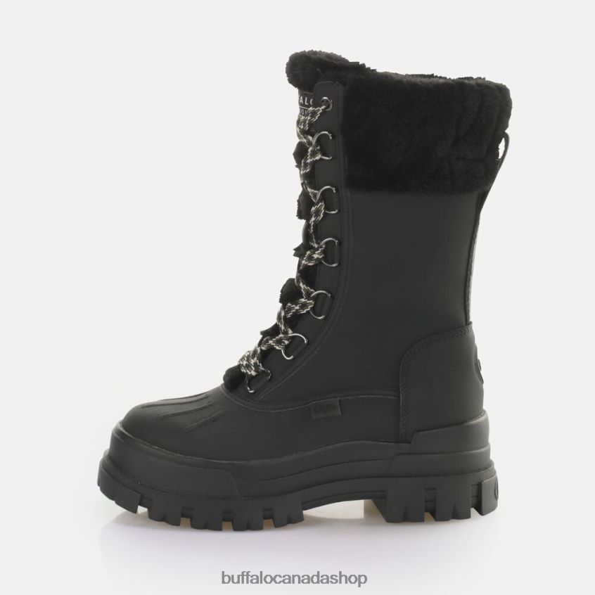 Aspha Duck Boot Warm Boot vegan Black Buffalo ZL64TZ471 |Boots