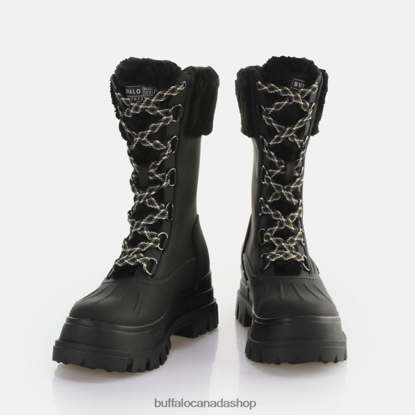 Aspha Duck Boot Warm Boot vegan Black Buffalo ZL64TZ471 |Boots