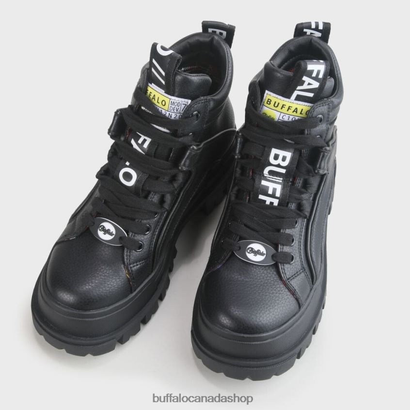 Aspha NC MID Boot vegan Black Buffalo ZL64TZ449 |Boots