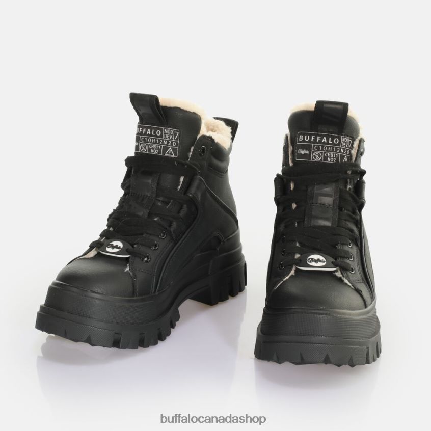 Aspha NC Mid Warm Boot vegan Black Buffalo ZL64TZ317 |Boots