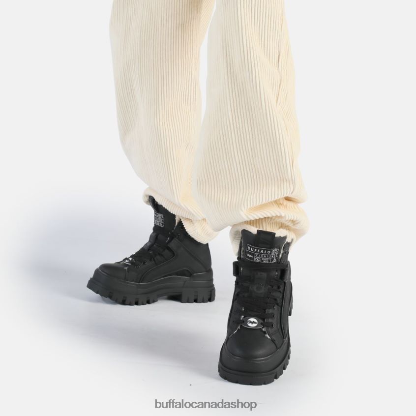 Aspha NC Mid Warm Boot vegan Black Buffalo ZL64TZ851 |Boots