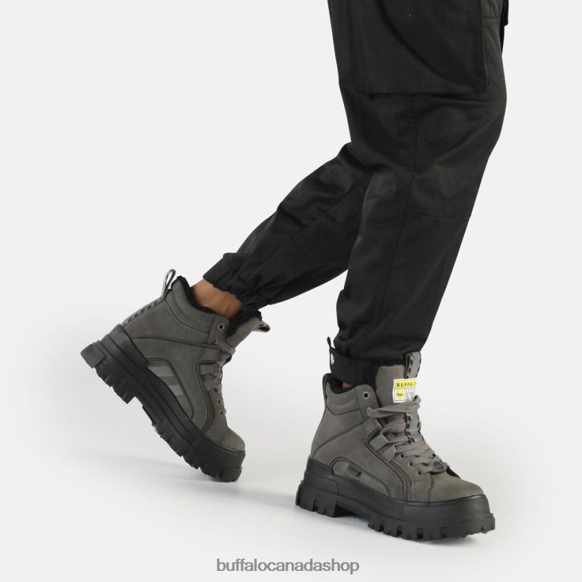 Aspha NC Mid Warm Boot vegan Grey Buffalo ZL64TZ428 |Boots