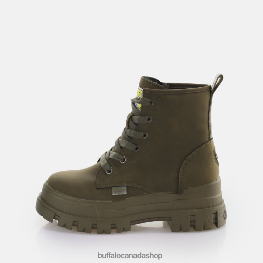 Aspha RLD Warm Boot vegan Olive Buffalo ZL64TZ609 |Boots