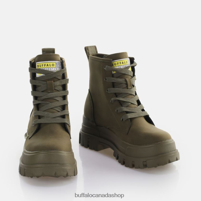 Aspha RLD Warm Boot vegan Olive Buffalo ZL64TZ609 |Boots