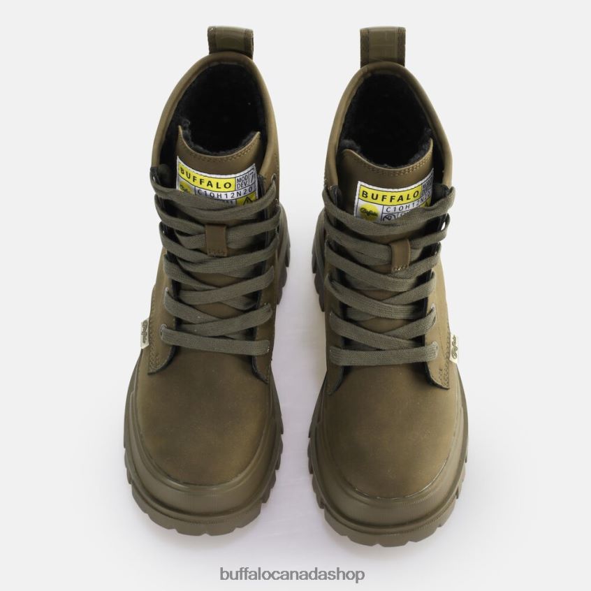 Aspha RLD Warm Boot vegan Olive Buffalo ZL64TZ609 |Boots