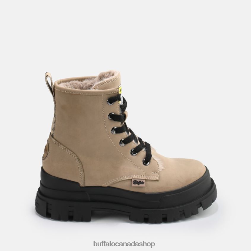 Aspha RLD vegan boots Taupe Buffalo ZL64TZ275 |Boots