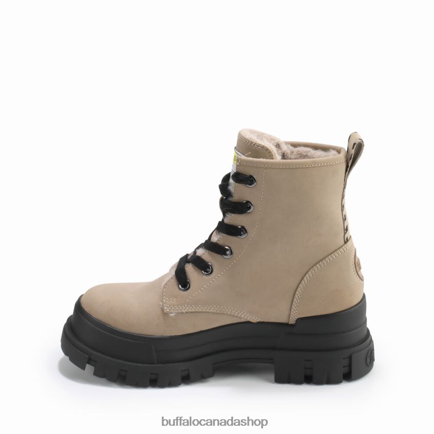 Aspha RLD vegan boots Taupe Buffalo ZL64TZ275 |Boots