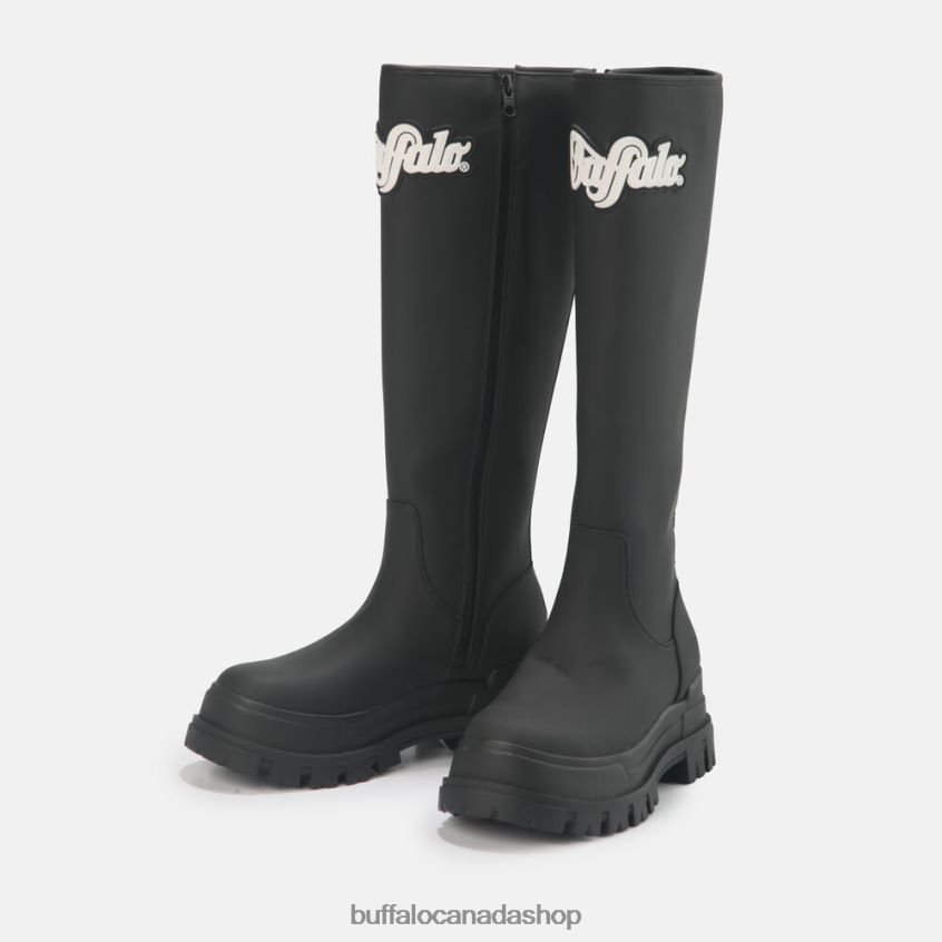 Aspha Rain Hi Rubber Boot vegan Black Buffalo ZL64TZ726 |Boots