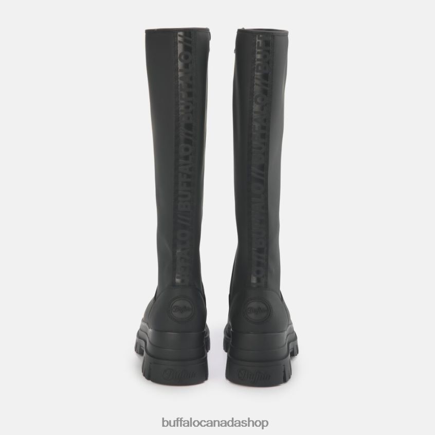 Aspha Rain Hi Rubber Boot vegan Black Buffalo ZL64TZ726 |Boots