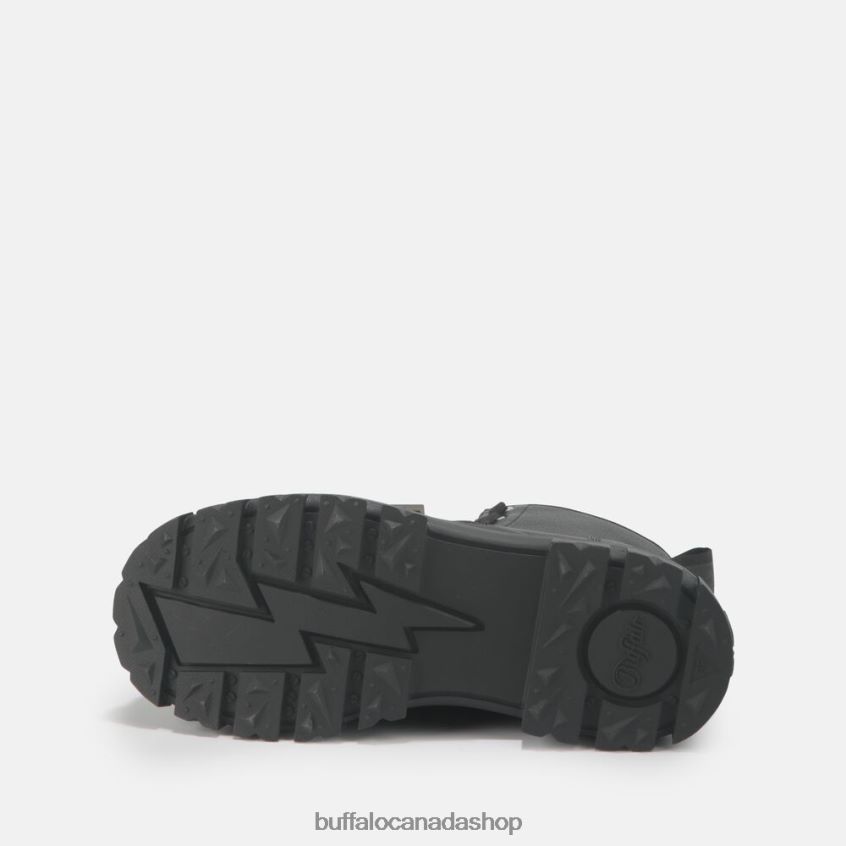 Aspha Zip Black Buffalo ZL64TZ668 |Boots