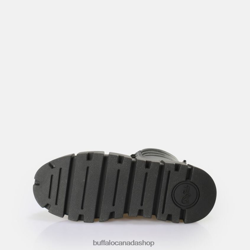 Ava Laceup MID Boot vegan Black Buffalo ZL64TZ894 |Boots