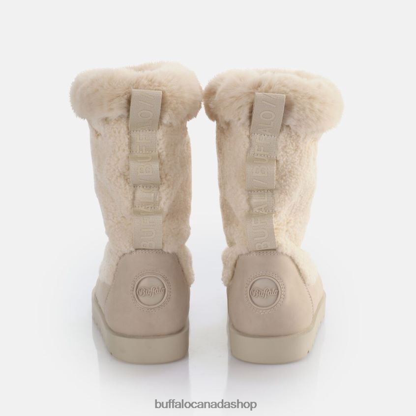 Eve Pull-On Boot vegan Cream Buffalo ZL64TZ622 |Boots