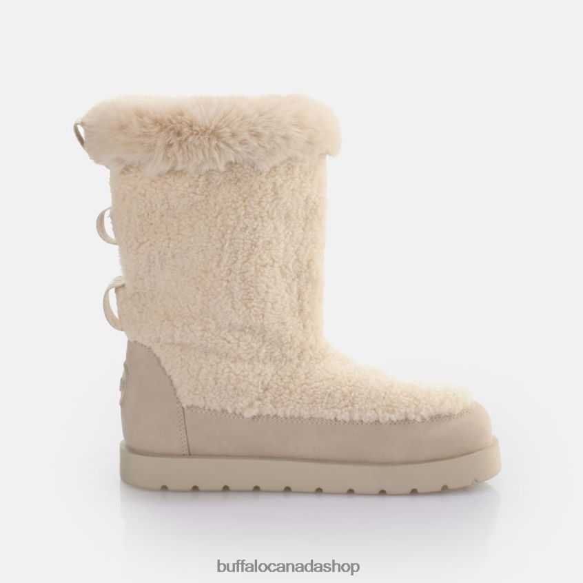 Eve Pull-On Boot vegan Cream Buffalo ZL64TZ622 |Boots